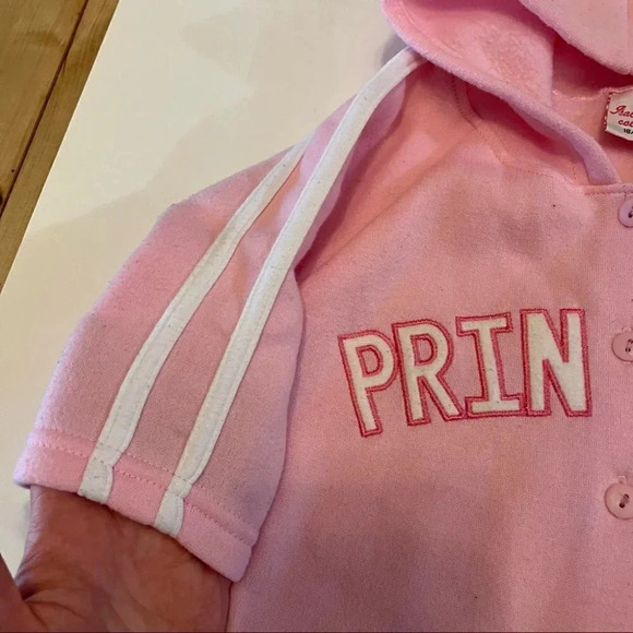 Isabelle Rose Collection Pink Princess Track Jacket Sweatshirt 18-24 months - Picture 3 of 9